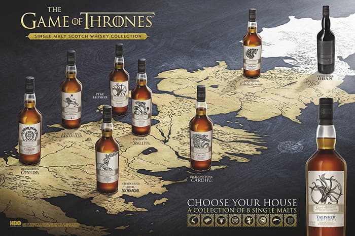 Game of Thrones Single Malt scotch whisky